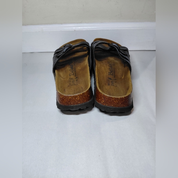 Betula By Birkenstock Women Size 38/7 Us Narrow Black Strappy Sandals - Picture 3 of 9